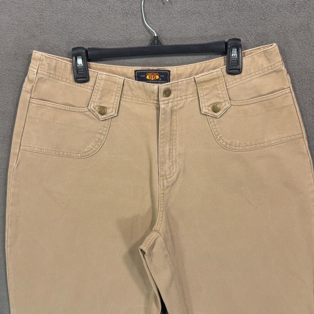 Route 66 Women's Size 16 Pants Lot 2 Pair Khaki Brown Straight Leg Cotton Casual - Picture 3 of 16
